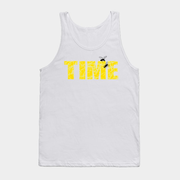 TIME FLIES with TIME character and flies Tank Top by skstring